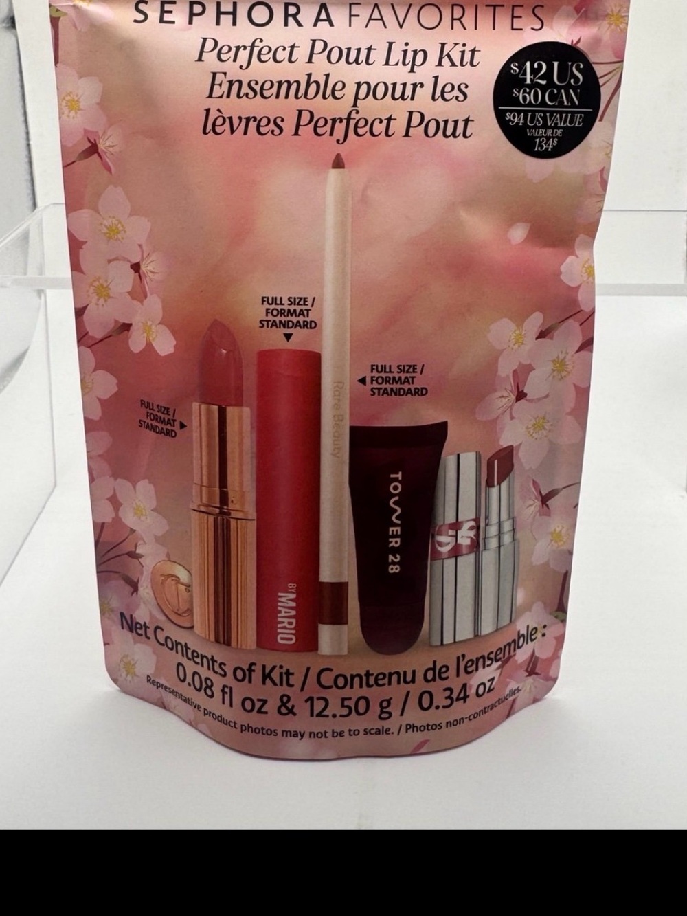 Sephora Favorites Lip Kit Charlotte Tilbury, Tower 28, Rare Beauty Lip Bundle